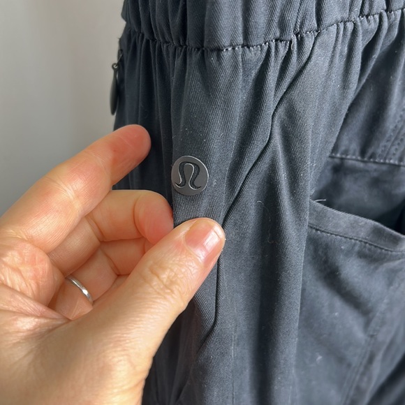 Lululemon Perfectly Poised pocketed short sleeve button up boiler suit jumpsuit - Picture 7 of 15